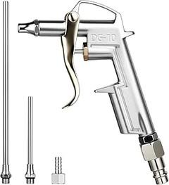 Pistolas de soplado de aire para limpiar banco de trabajo en casa