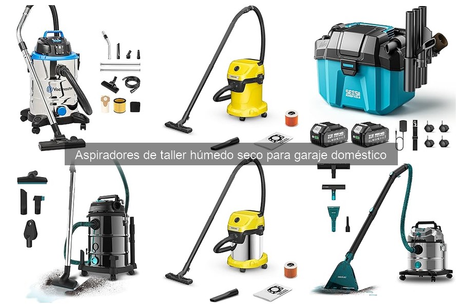 Accesorios esenciales para aspiradores de taller húmedo seco