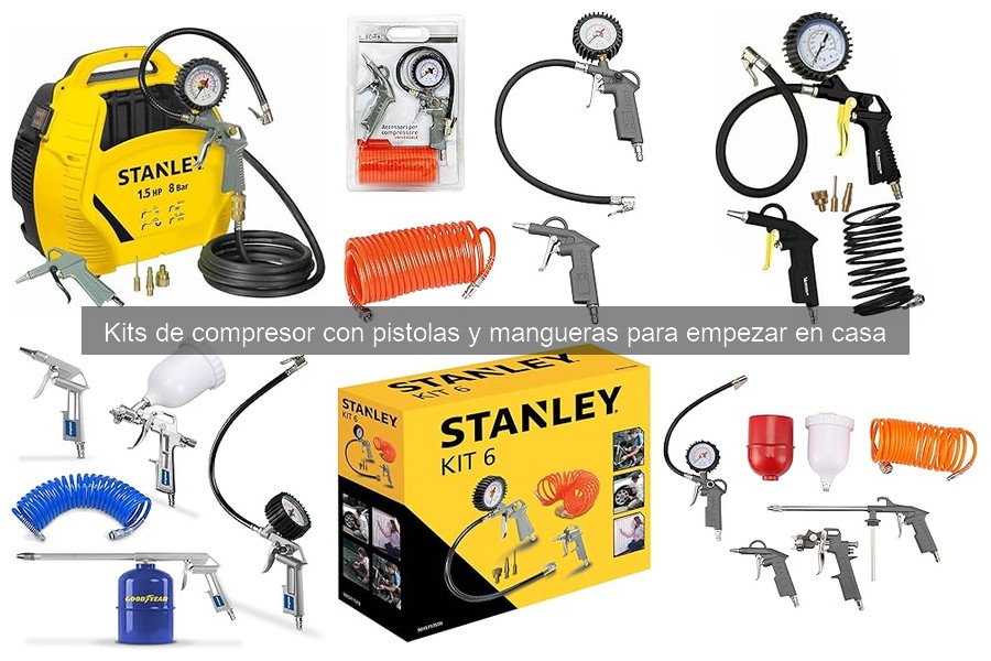 Accesorios esenciales para compresores de aire en casa