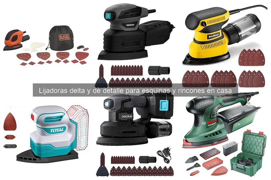 Accesorios esenciales para lijadoras de detalle en casa