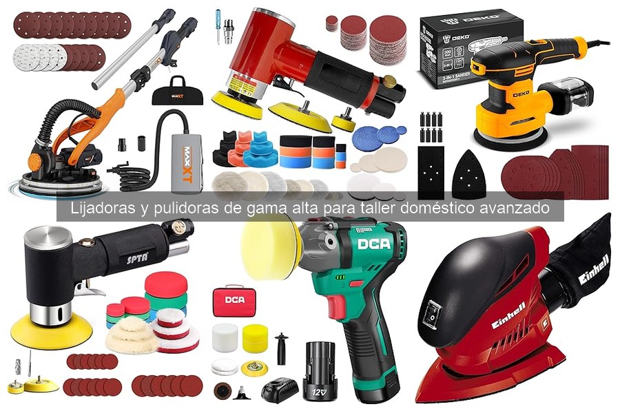 ** Accesorios Esenciales para Lijadoras de Gama Alta en Taller