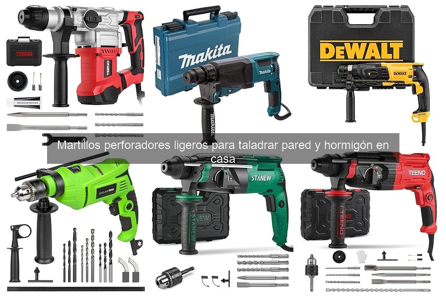 Accesorios esenciales para martillos perforadores ligeros
