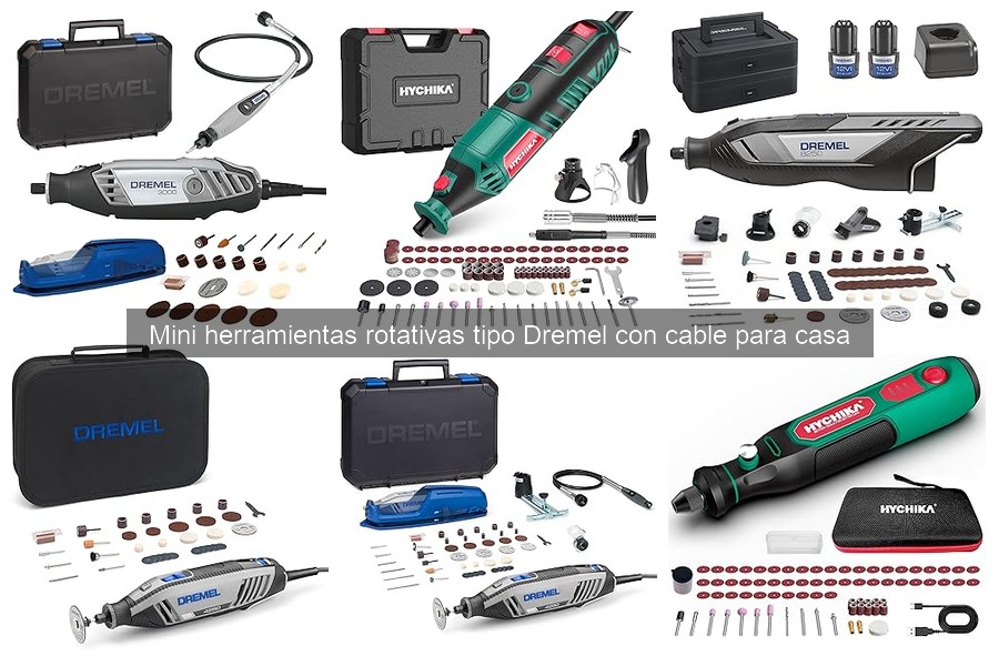 Accesorios esenciales para mini herramientas rotativas