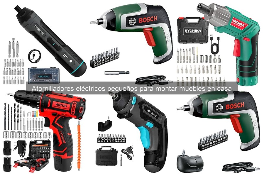 Accesorios indispensables para atornilladores eléctricos pequeños