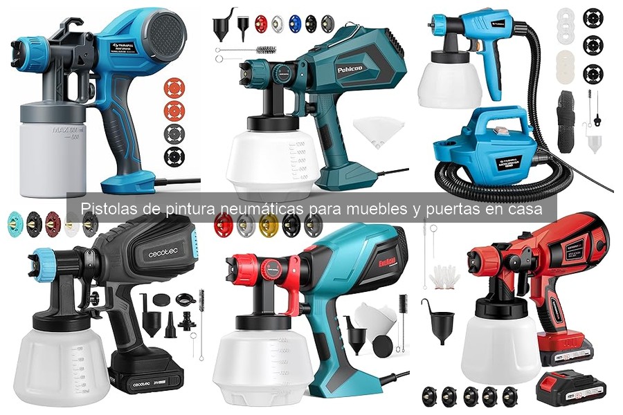 Accesorios para mejorar tu pistola de pintura neumática