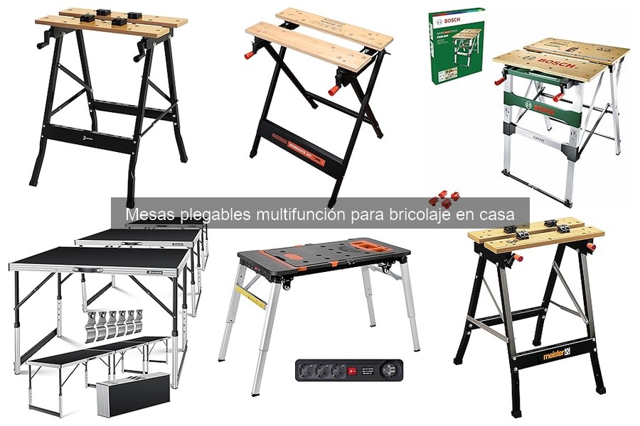 Accesorios útiles para mesas plegables de bricolaje en casa