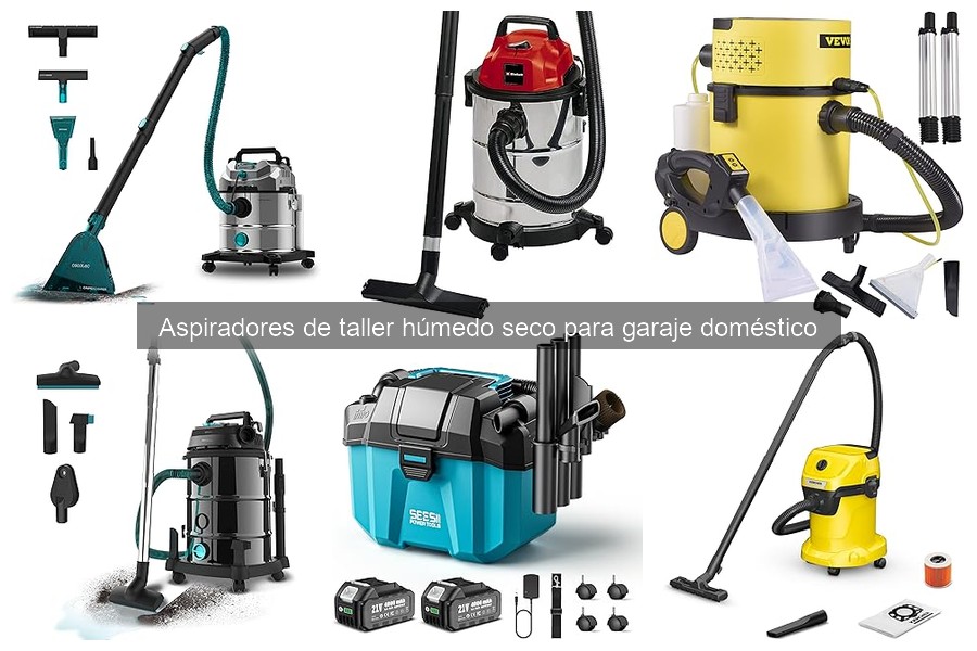 Alternativas a aspiradores de taller húmedo seco para garaje