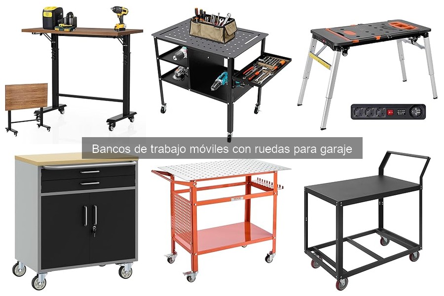 Alternativas a bancos de trabajo móviles en espacios pequeños