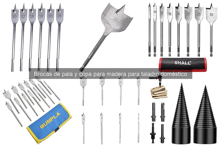 Alternativas a brocas de pala y copa para madera