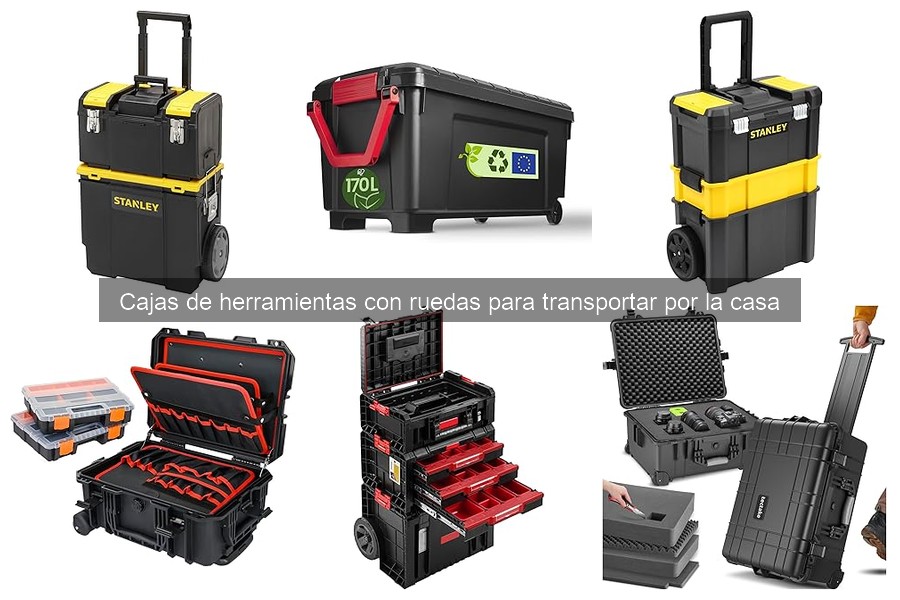 Alternativas a cajas de herramientas con ruedas para el hogar