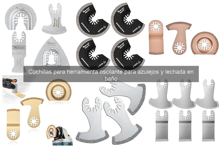 Alternativas a cuchillas para azulejos y lechada