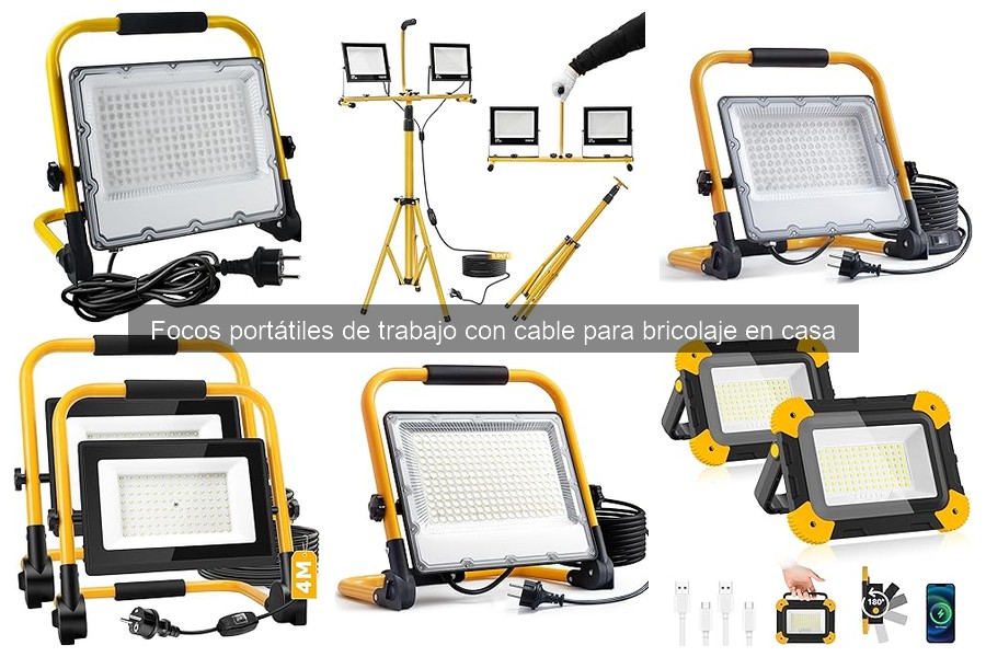 Alternativas a Focos Portátiles de Trabajo con Cable