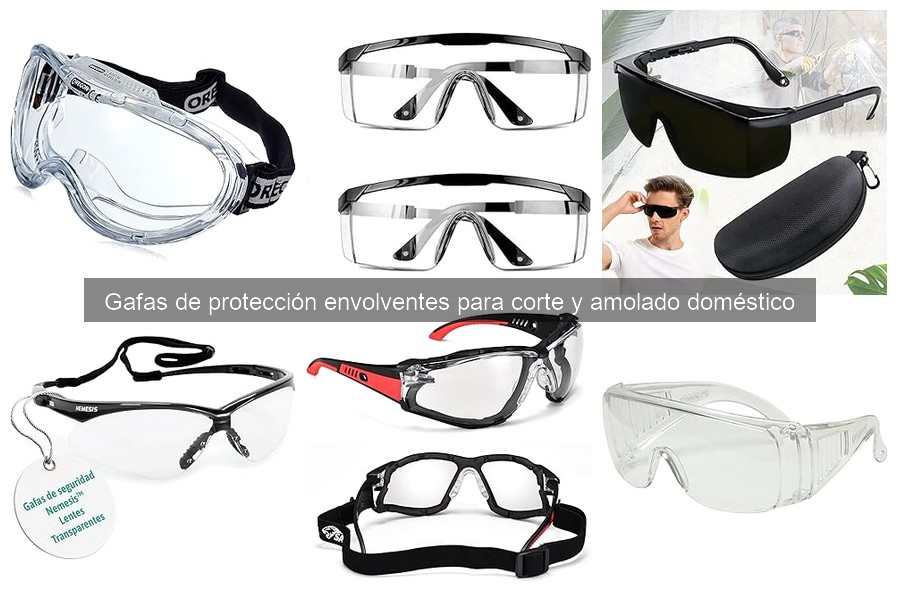 Alternativas a gafas de protección envolventes para bricolaje