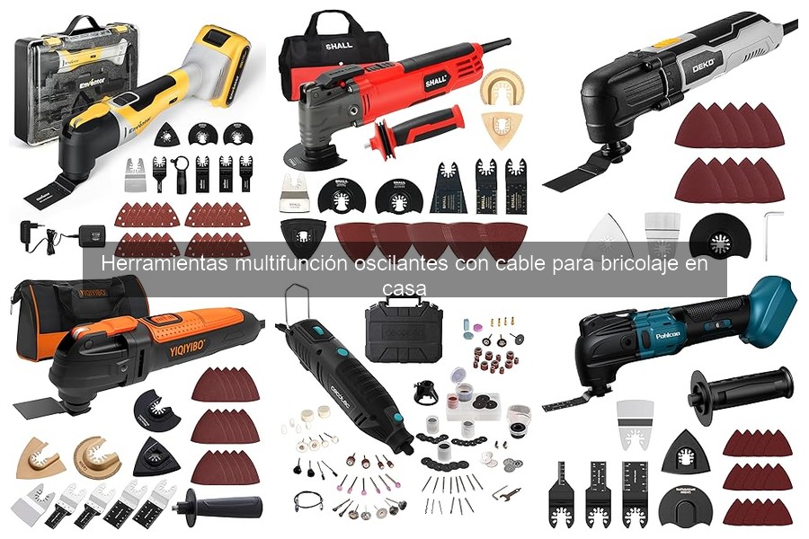 Alternativas a herramientas multifunción oscilantes para bricolaje