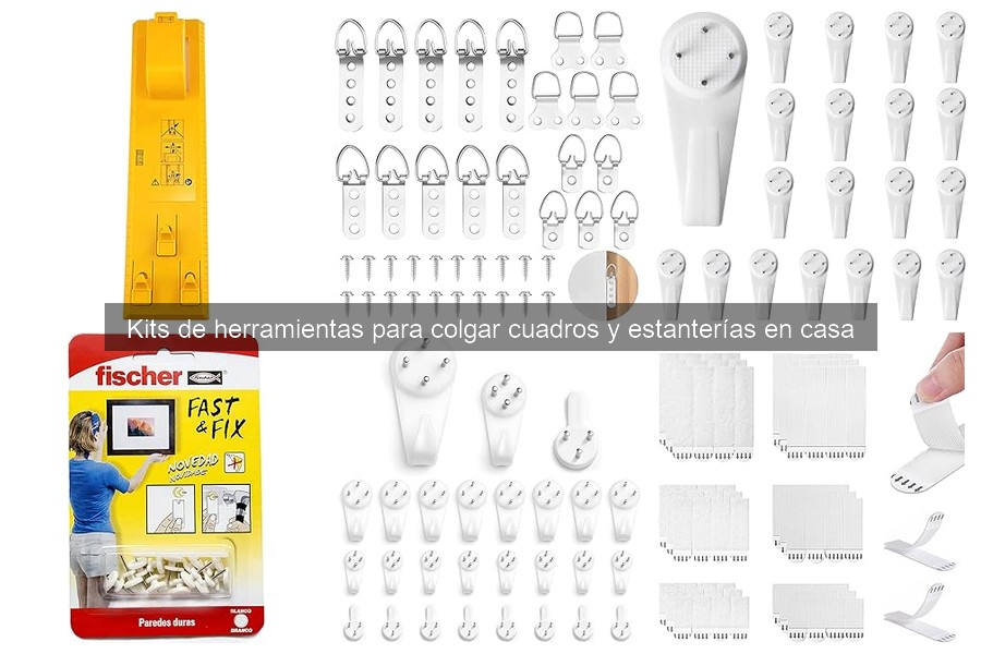 Alternativas a kits de herramientas para colgar cuadros