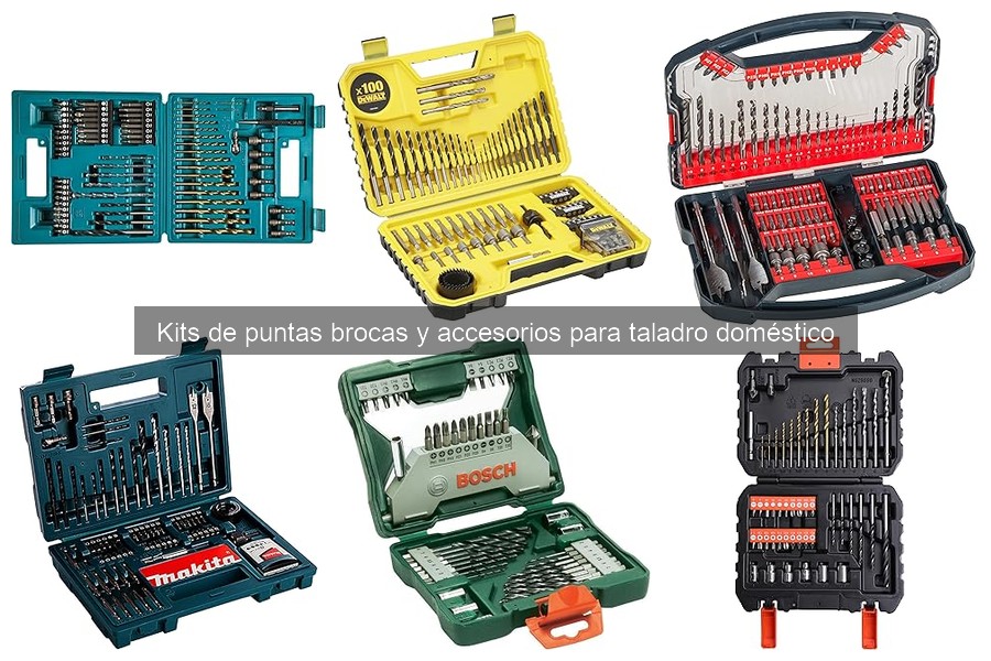 Alternativas a kits de puntas y brocas para taladro