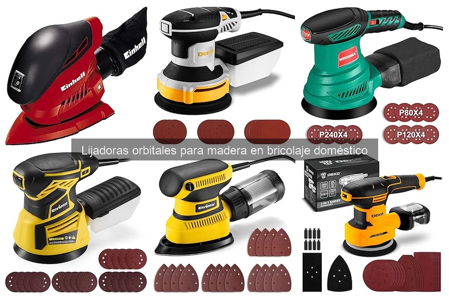 Alternativas a la lijadora orbital para lijar madera