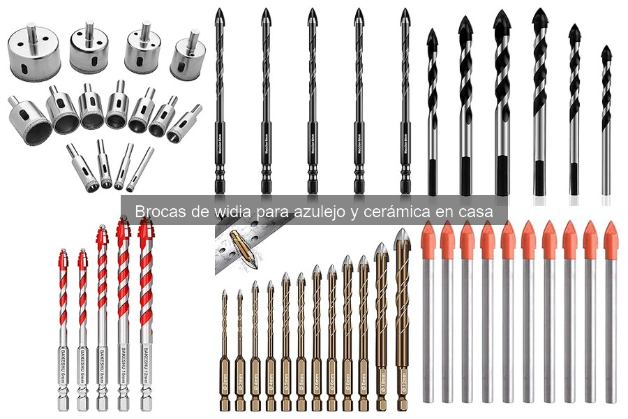Alternativas a las brocas de widia para cerámica y azulejos