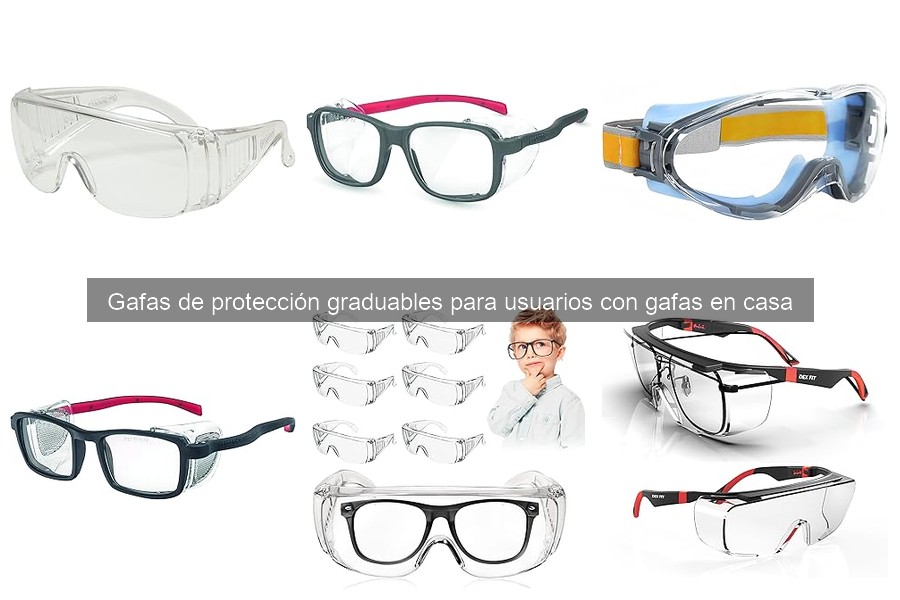 Alternativas a las gafas de protección graduables para usuarios