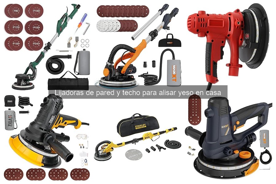 Alternativas a las Lijadoras de Pared y Techo para Alisar Yeso