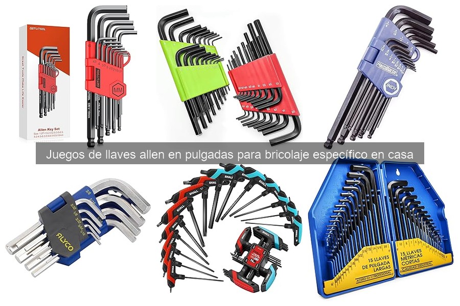 Alternativas a las llaves allen en pulgadas para bricolaje
