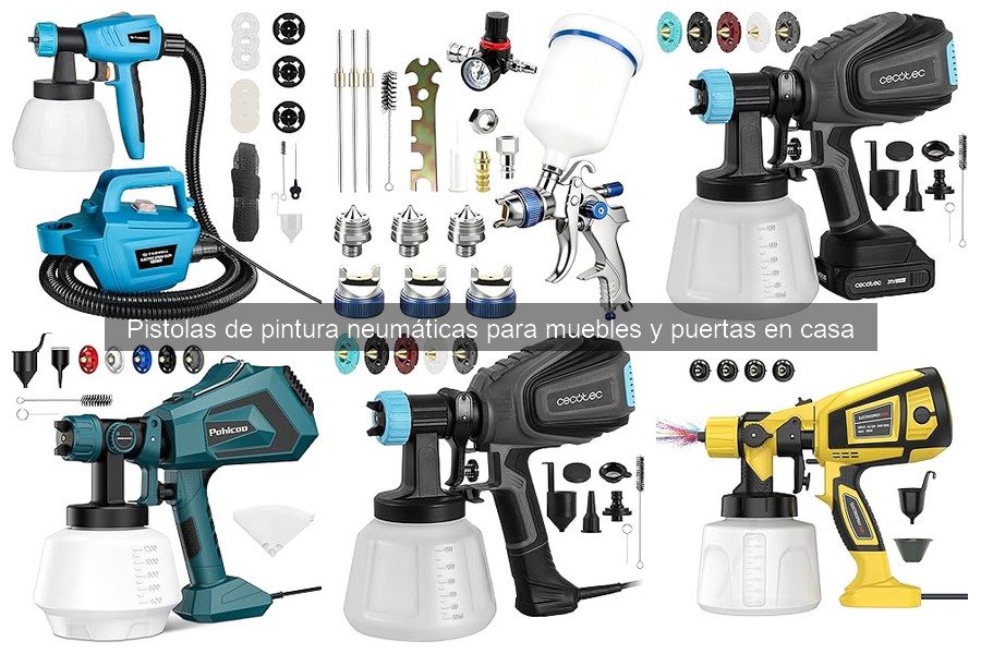 Alternativas a las Pistolas de Pintura Neumáticas para Muebles