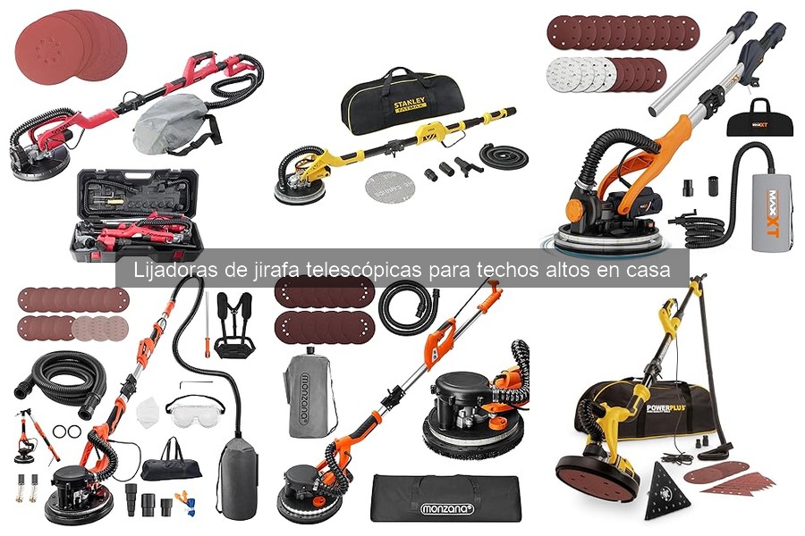 Alternativas a lijadoras de jirafa telescópicas para bricolaje
