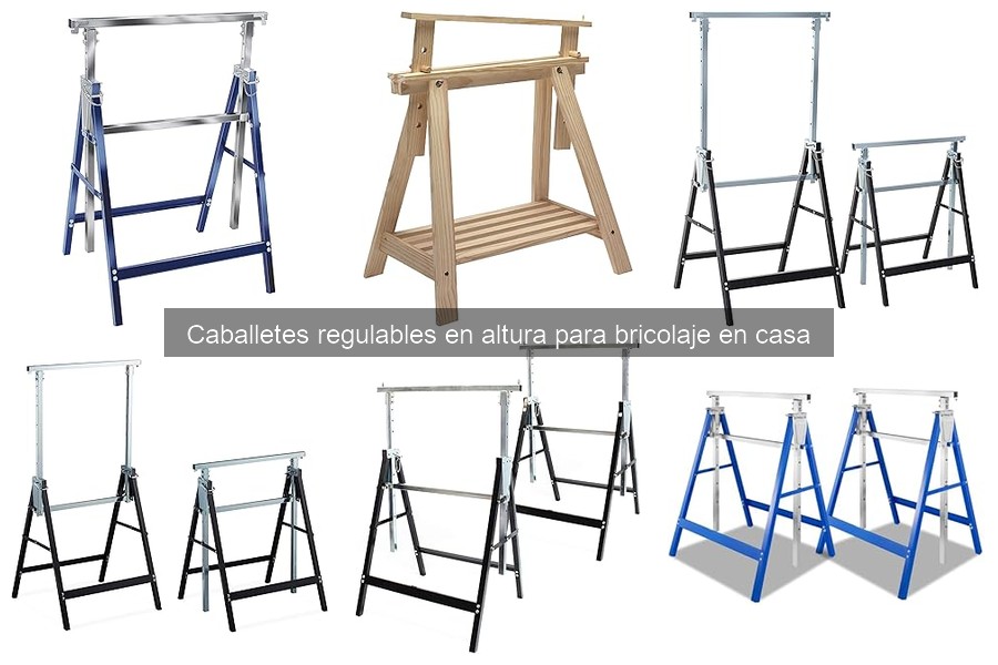 Alternativas a los caballetes regulables en altura para bricolaje
