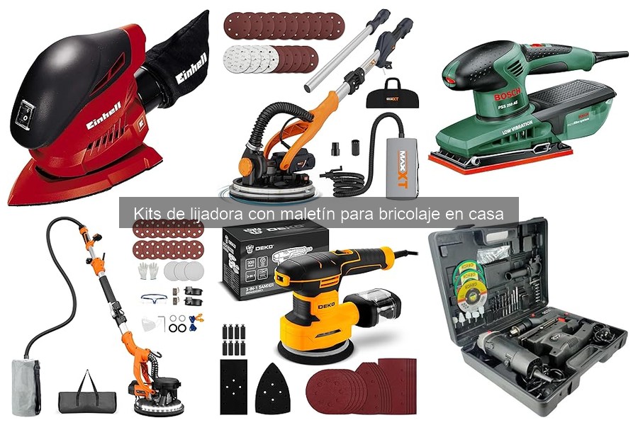 Alternativas a los Kits de Lijadora con Maletín para Bricolaje