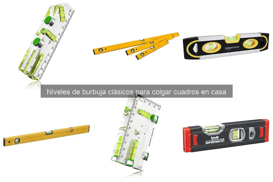 Alternativas a los niveles de burbuja para colgar cuadros