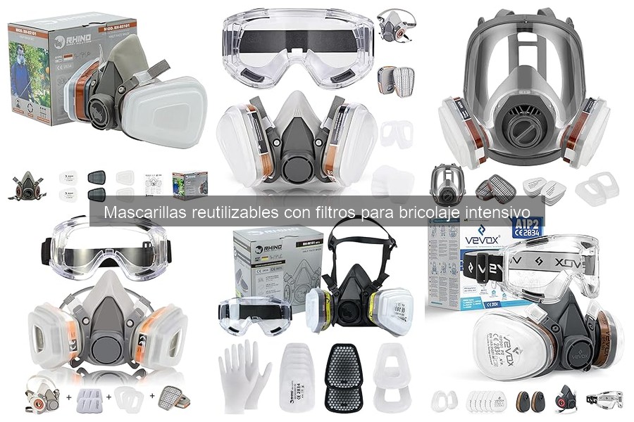 Alternativas a mascarillas reutilizables para bricolaje