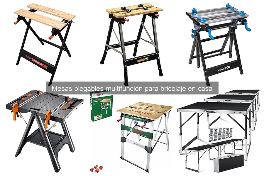 Alternativas a Mesas Plegables Multifuncionales para Bricolaje