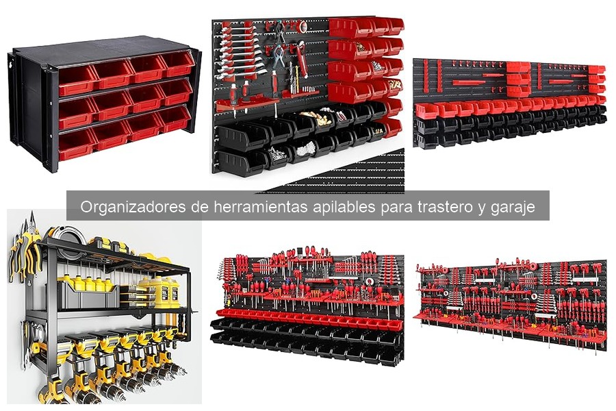 Alternativas a organizadores de herramientas apilables