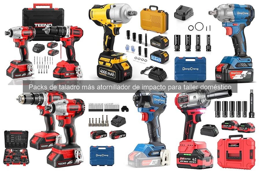 Alternativas a Packs de Taladro y Atornillador de Impacto