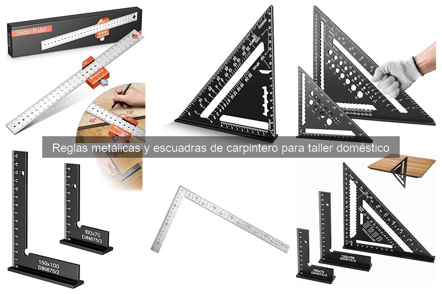 Alternativas a reglas metálicas y escuadras de carpintero