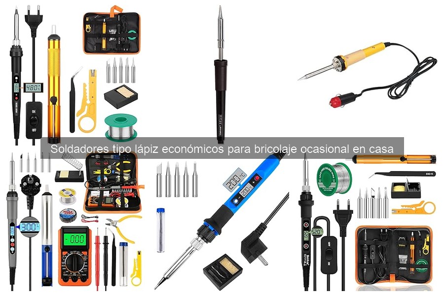Alternativas a soldadores tipo lápiz para bricolaje en casa