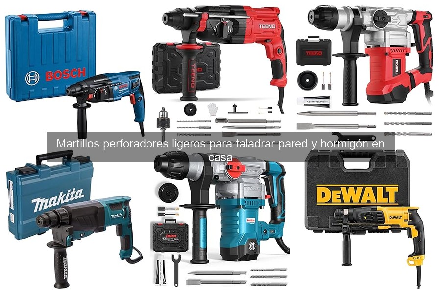 Alternativas al martillo perforador ligero para hormigón