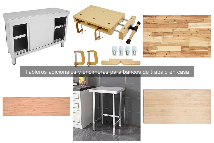 Alternativas innovadoras a tableros para bancos de trabajo
