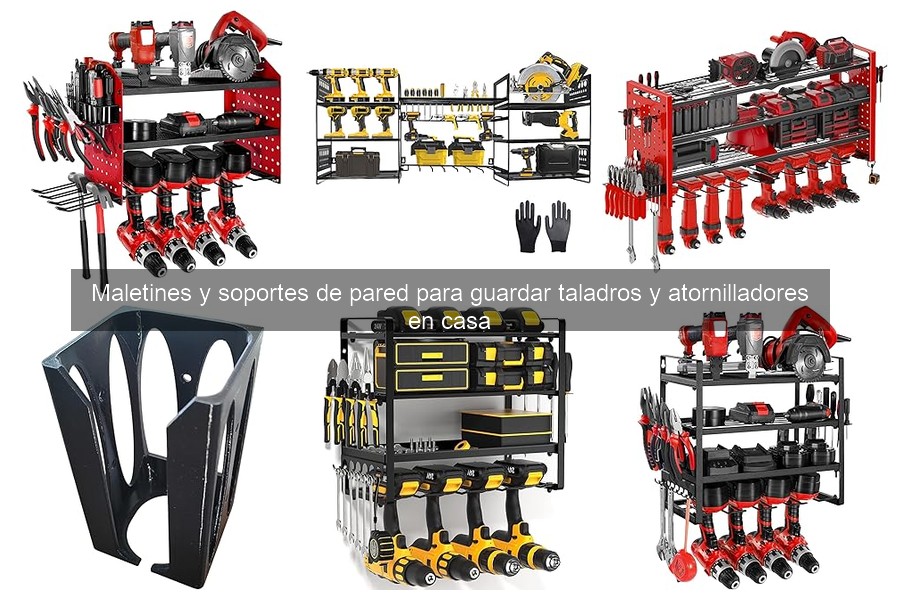 Alternativas prácticas a maletines para taladros y atornilladores