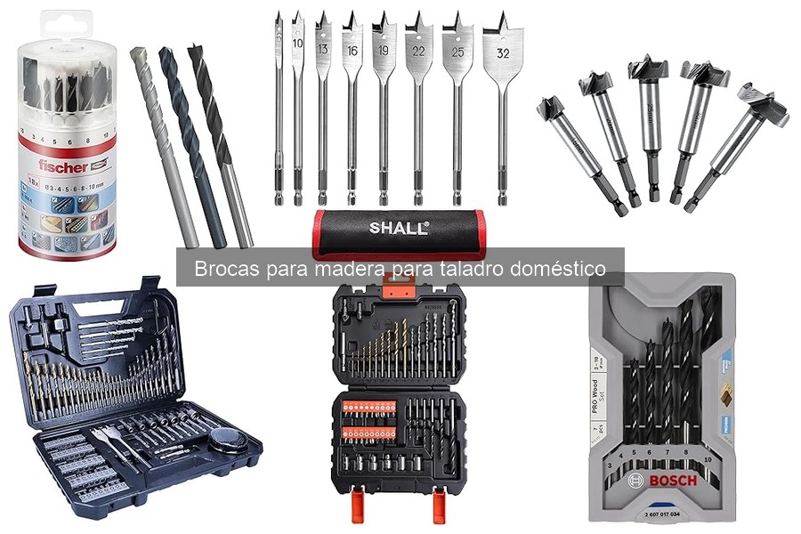 Brocas para madera: características y tipos para taladro