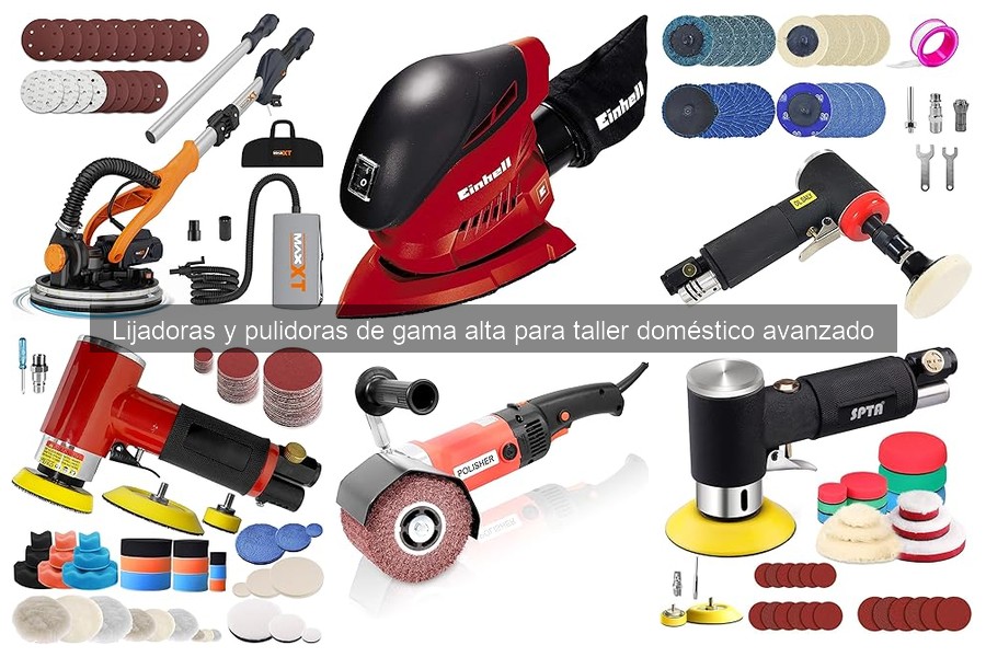 Características de las Lijadoras de Gama Alta para Talleres