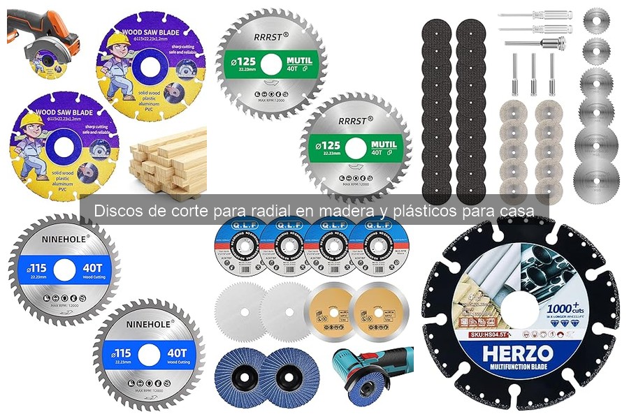 Cómo elegir el disco de corte ideal para madera y plásticos