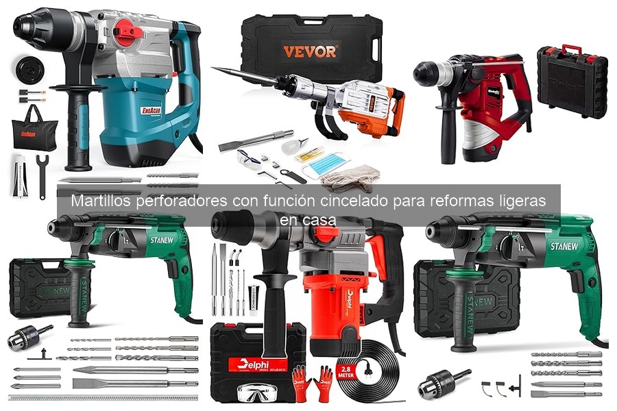 Cómo elegir el mejor martillo perforador con cincelado