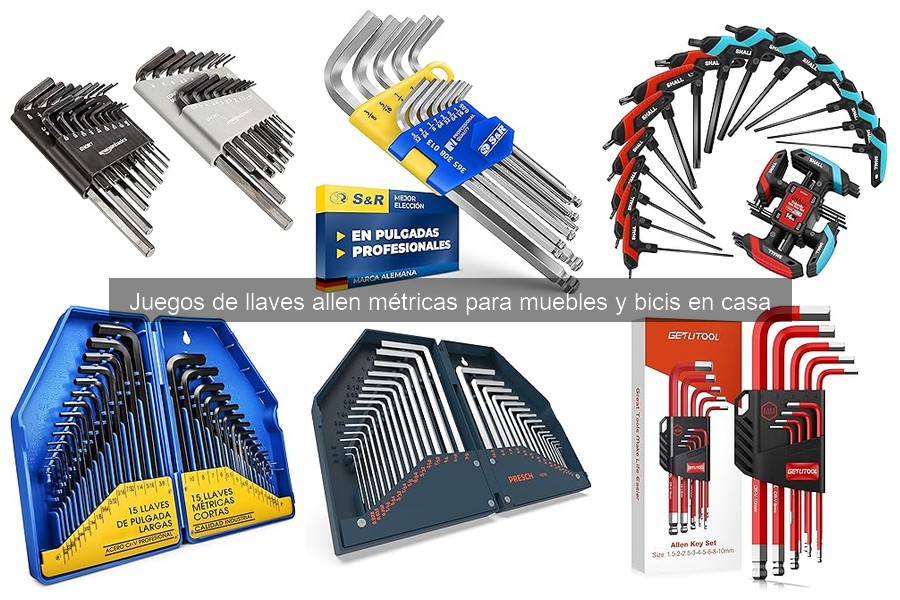Cómo Elegir el Tamaño Correcto de Llaves Allen Métricas
