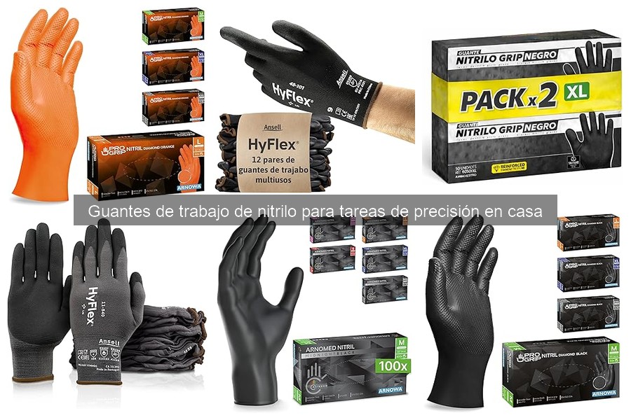 Cómo Elegir Guantes de Nitrilo para Bricolaje Efectivo