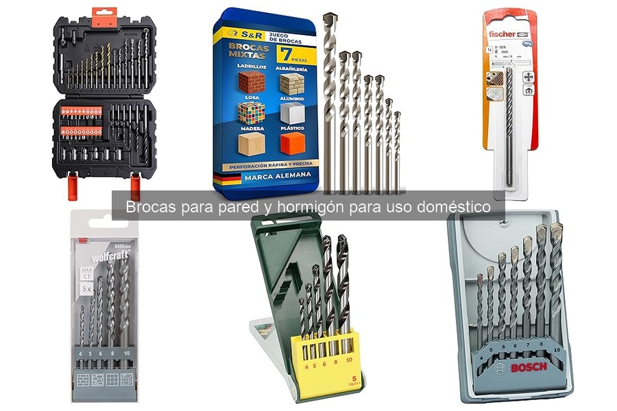 Cómo elegir la broca adecuada para pared y hormigón