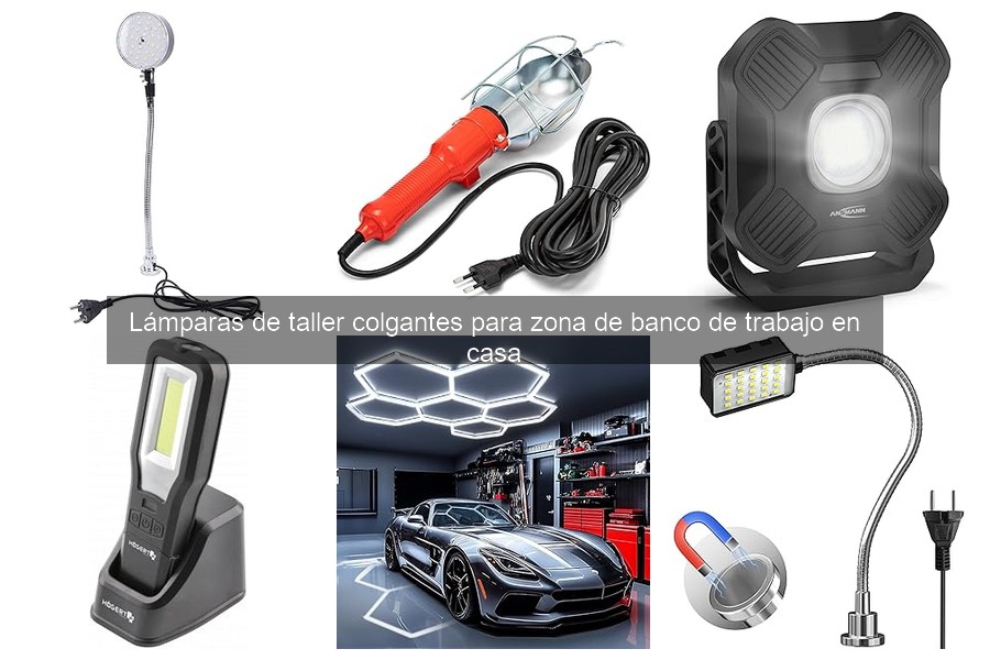 Cómo elegir la mejor lámpara colgante para tu taller