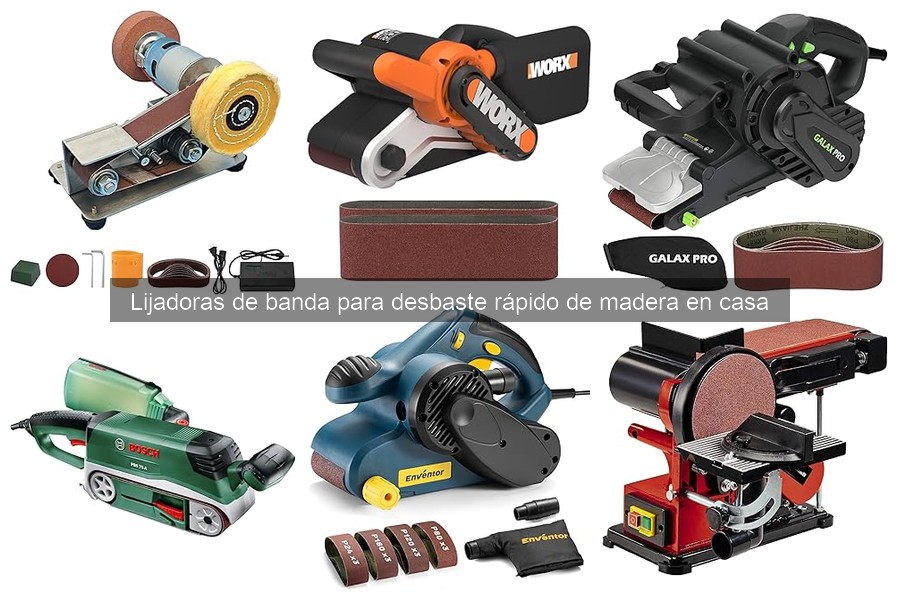 Cómo elegir la mejor lijadora de banda para tus proyectos