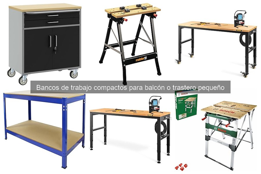 Cómo elegir un banco de trabajo compacto para balcón o trastero