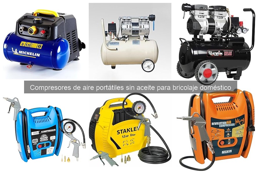 Cómo elegir un compresor de aire portátil sin aceite